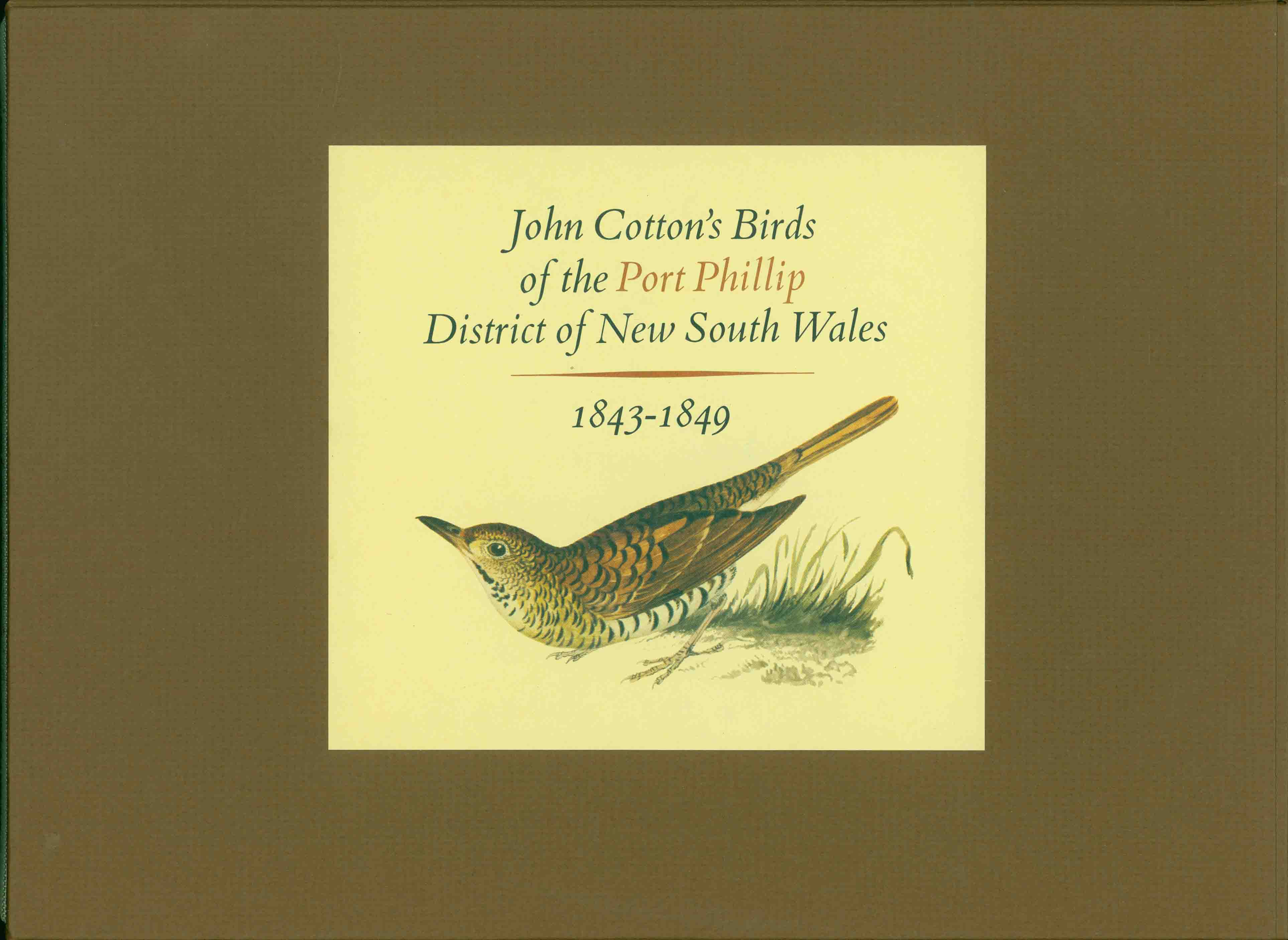 JOHN COTTON S BIRDS OF THE PORT PHILLIP DISTRICT OF NEW SOUTH WALES john-cotton-s-birds-of-the-port-phillip-district-of-new-south-wales