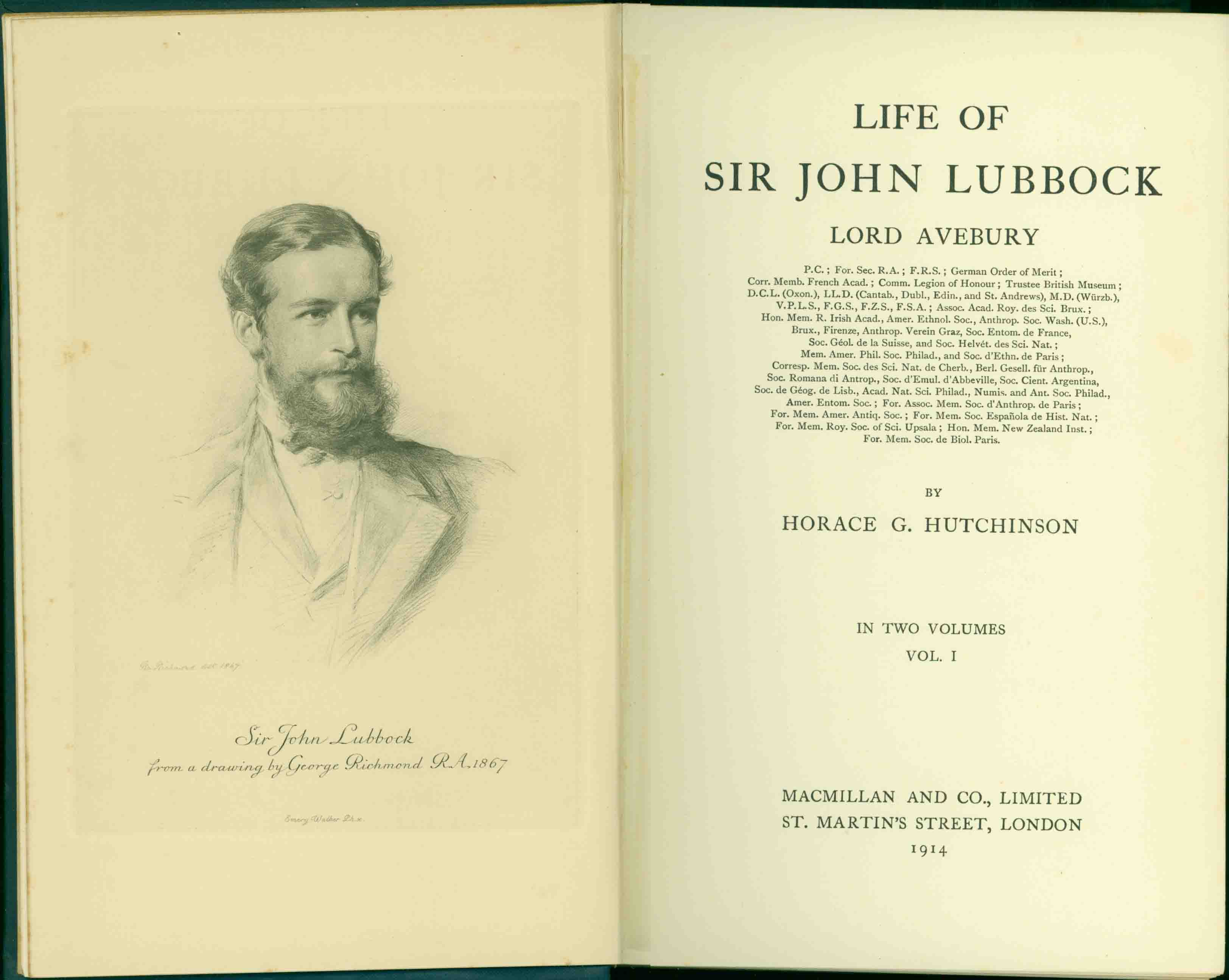 LIFE OF SIR JOHN LUBBOCK.