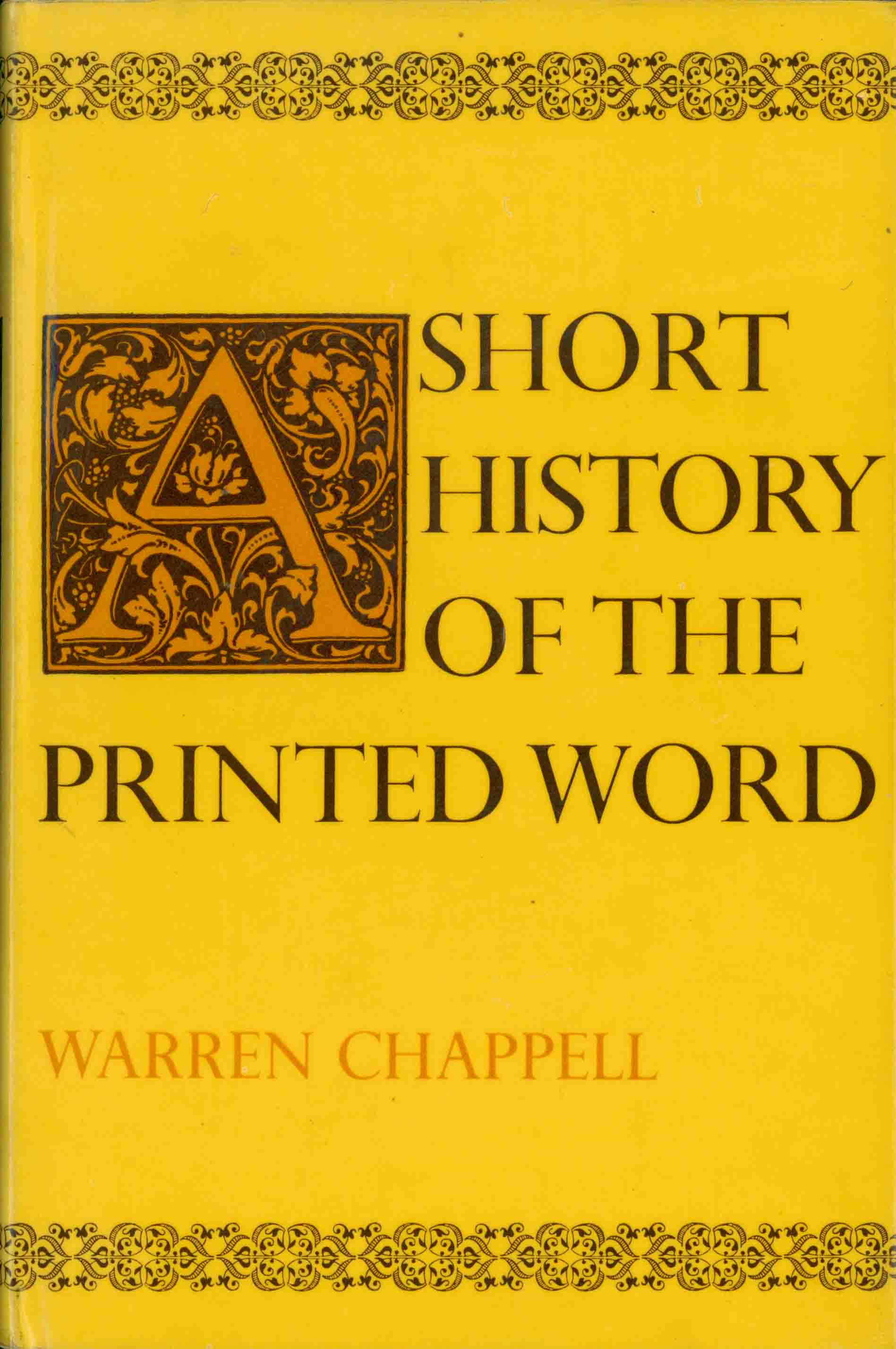 Short History Of The Printed Word